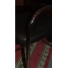 Fauteuil VISAVIS en cuir noir par CITTERIO