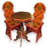 Ensemble Russe chaises et guéridon