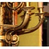 Paire de torchères en bois sculpté et bronze