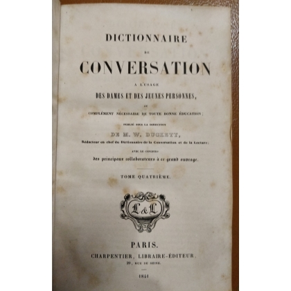 Livres "Dictionnaire de Conversation", 10 Tomes