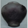 Gallé vase, dark purple. on  Moinat SA  - Antiques and home décor