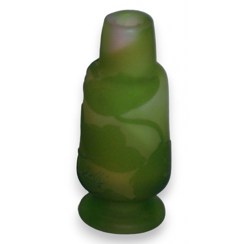  Vase Gallé, vert. sur  Moinat SA  - Antiquités décoration