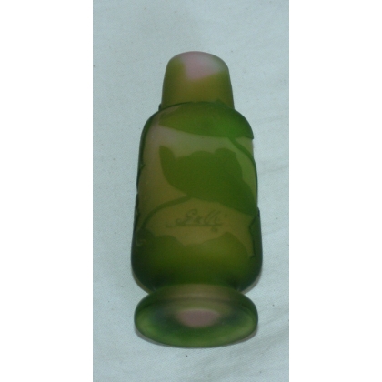  Vase Gallé, vert. sur  Moinat SA  - Antiquités décoration