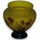 GALLE vase, yellow-brown