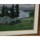 Painting "Lake and trees"