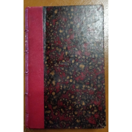 Suite de 4 Livres à reliure rouge