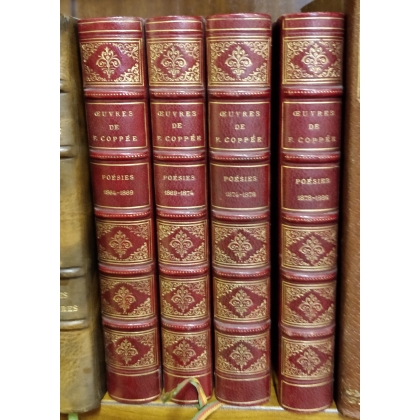 Bücher: "Gedichte von F. Coppée" 4 Bände