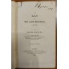Livre "Lay of the last minstrel"