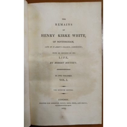 Livres "Remains of Henry Kirke" 2 Tomes