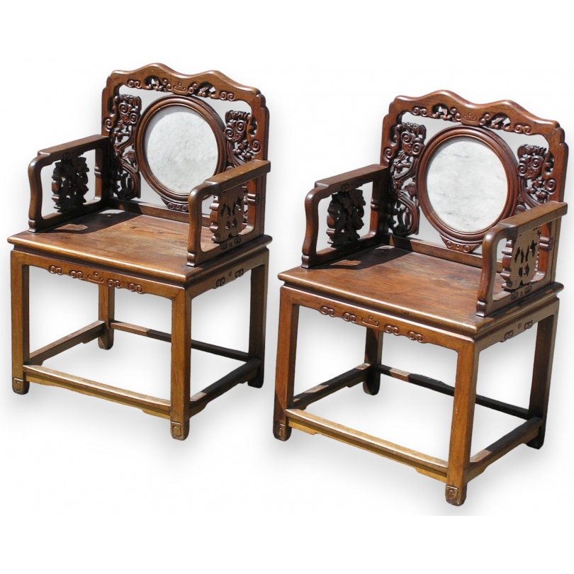 A pair of Mandarin armchairs. On  Moinat SA  - Antiques and interior design