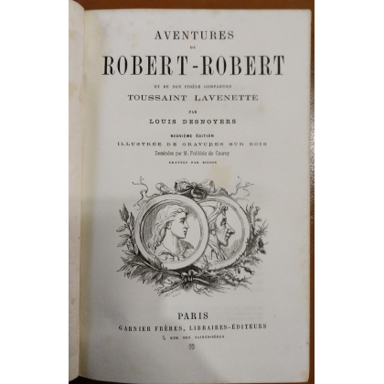 Livre \"Aventures de Robert-Robert\"