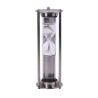A marine hourglass floating in a liquid