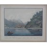 32er-Set mit Stichen „Comer See, Lecca und Lugano“ von Moinat SA – Antiquitäten und Dekoration – Stiche, Lithografien