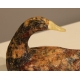 Canard en calcite brune