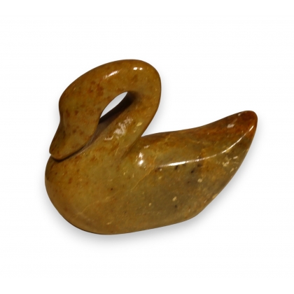 Cygne en pierre à savon