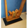 Art Deco console table in pear wood at  Moinat SA  - Antiques and home décor
