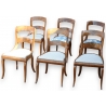 Ensemble de 6 chaises d'Yverdon