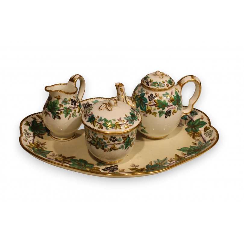 Service à thé en porcelaine lierre, DANIELL London