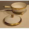 Casserole couverte en porcelaine de Vienne