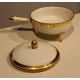 Casserole couverte en porcelaine de Vienne