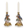 Paire de bougeoirs \"Martins-Pêcheurs\"