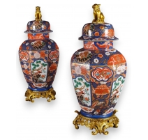 Pot à gingembre en porcelaine Imari