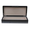 Box in carbon-effect and silver finish