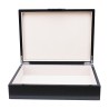 Box in carbon-effect and silver finish