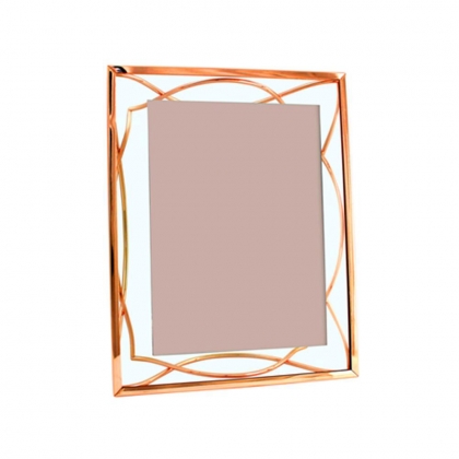 Cadre photo Elegance en or rose