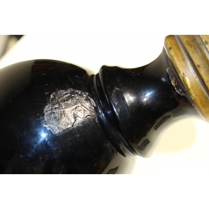 Glazed earthenware stair ball at Moinat SA – Antiques and home décor