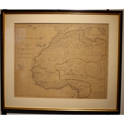 Engraving "Map of the Barabrie"
