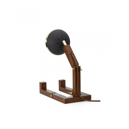 Lampe Mr. Wattson Noir mat et doré
