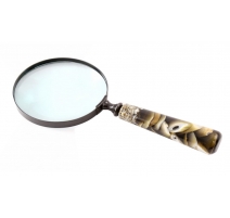 Loupe manche en corne et résine