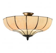 Plafonnier style Tiffany crème