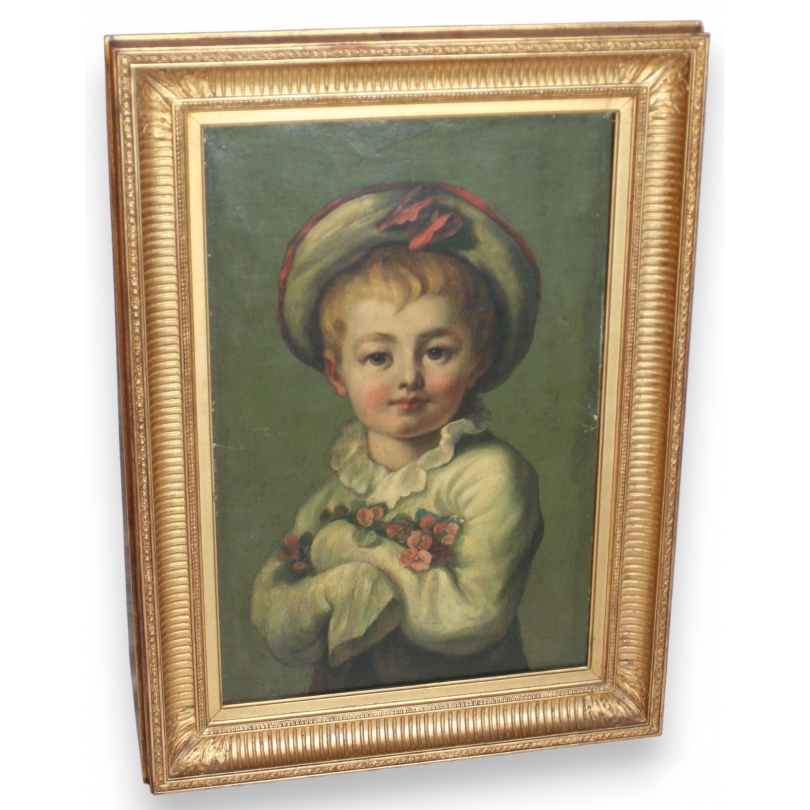 Paintings | Painting entitled ‘Child’. Moinat SA  – Antiques and home décor
