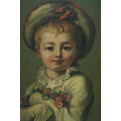 Paintings | Painting entitled ‘Child’. Moinat SA  – Antiques and home décor