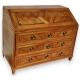 Bureau commode Vaudois en noyer