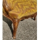 Fauteuil style Louis XV en noyer