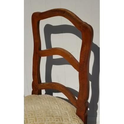 Chaise Louis XIII en noyer