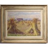 Tableau \"Moissons\" signé H. WEBER 41