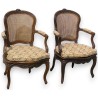 A pair of cabriolet armchairs. From  Moinat SA  - Antiques and home décor