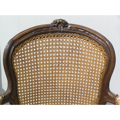 A pair of cabriolet armchairs. From  Moinat SA  - Antiques and home décor
