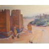 Tableau \"Remparts de la médina\" signé BELLENOT