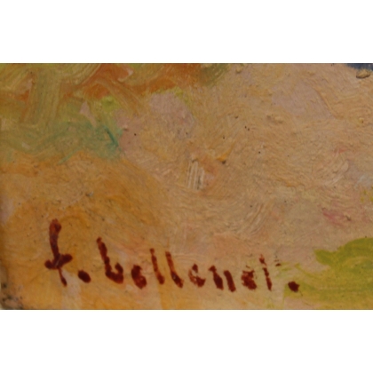 Tableau \"Remparts de la médina\" signé BELLENOT