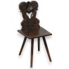 Louis XIII-style scabelle chair. From Moinat SA – Antiques and home décor