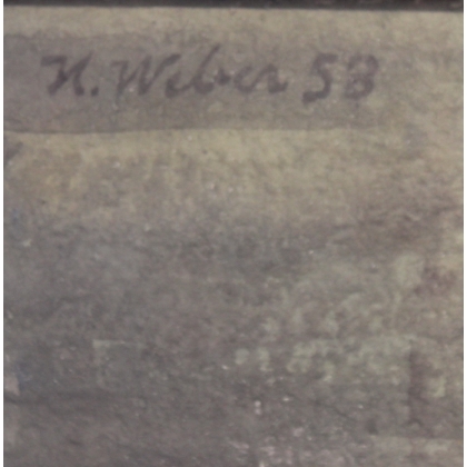 Aquarelle "Panier d'oignons" signé H. WEBER 58