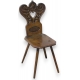 Chaise scabelle Louis XIII.