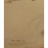 Watercolour painting ‘Farm in the Snow’ signed H. WEBER 34