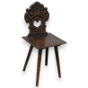 Chaise scabelle Louis XIII.