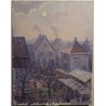 Tableau \"Clair de lune\" signé H. WEBER 42